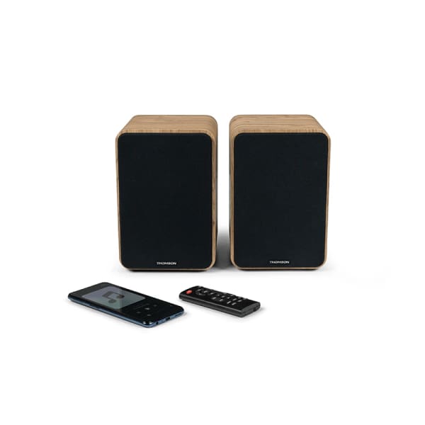 Enceinte THOMSON 100W en bois (WS602DUO) Enceinte THOMSON 100W en bois (WS602DUO)